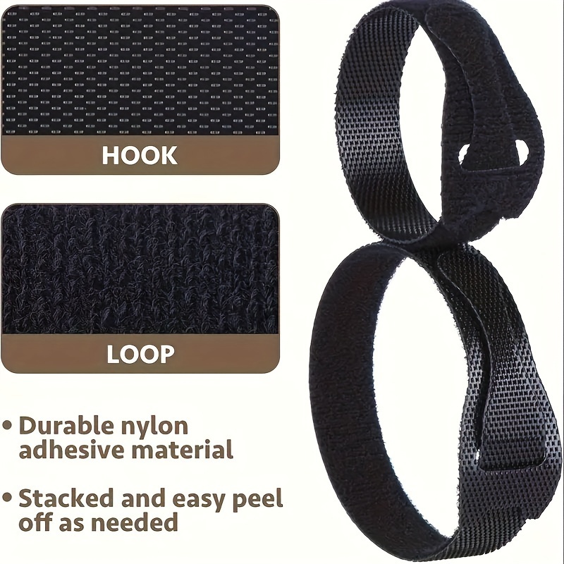 Reusable Fastening Cable Ties Hook Loop Multi purpose Cable - Temu