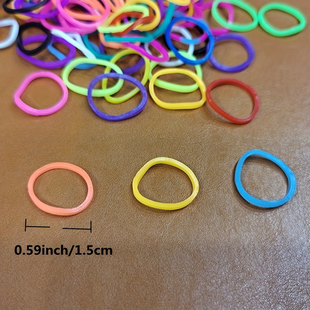 100pcs Multiple Color Mixed Mini Rubber Band Hair Rope Children's Headwear Accessories,Hair Products,Temu