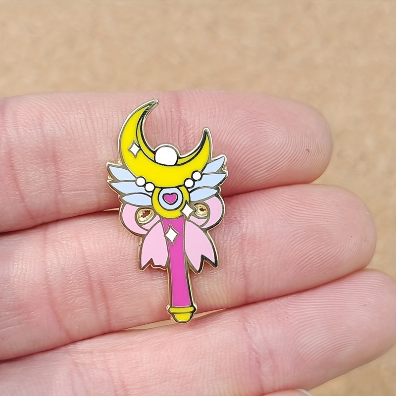 Japanese Fashion Cute Cartoon Anime Character Sailor Moon Pins Lapel Pin  Brooch Gifts for Women Girls Jewelry Accessory