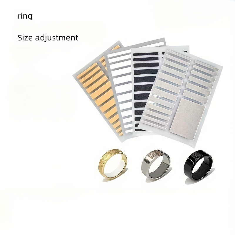 Clear White Finger Ring Pad Rings Adjustable Silicone Invisible
