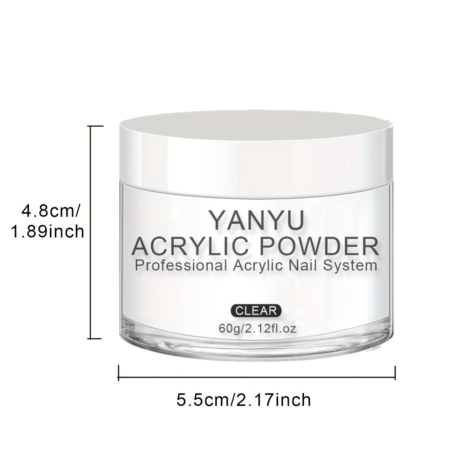 Acrylic Powder Kit 60g Nail Set Extension 3D Carving Supplies