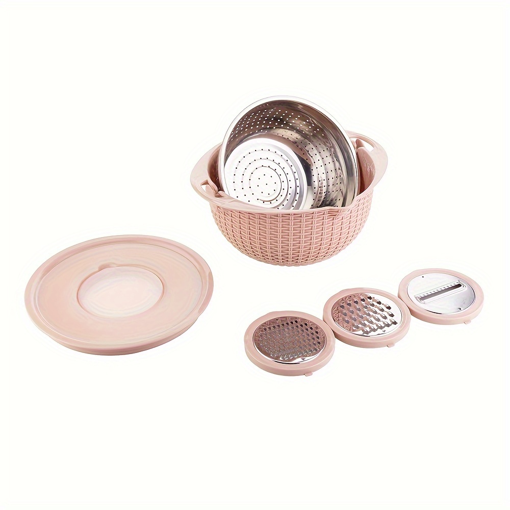 4 in 1 Colander With Mixing Bowl Set Strainers For Kitchen - Temu