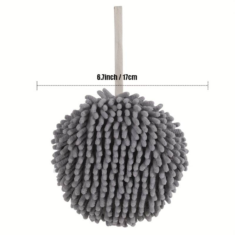 Set 2 Asciugamani In Ciniglia Con 2 Ganci - Morbidi, Assorbenti E Asciugatura Rapida - Per Bagno, Cucina, Palestra - Colore Blu