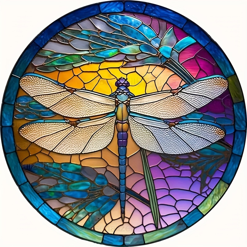 Adult Diamond Painting Kit - Full Drill Diamond Painting For Beginners,  Flower & Dragonfly Jewel Art Painting Diy Craft Kit For Adults, 12x16  Inches