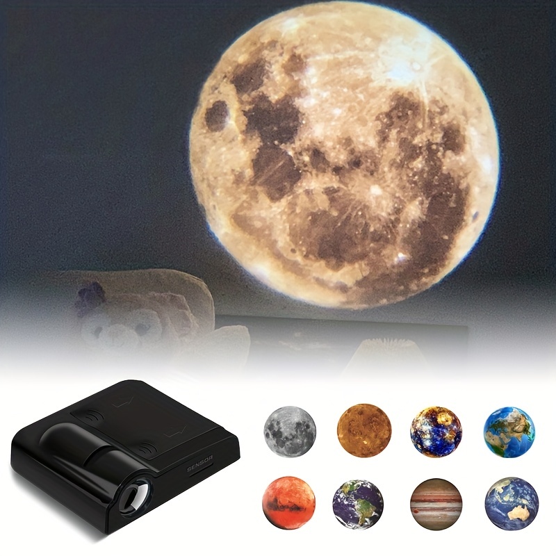 1pack Lámpara Led Proyección Luna Tierra Lámpara Proyector - Temu