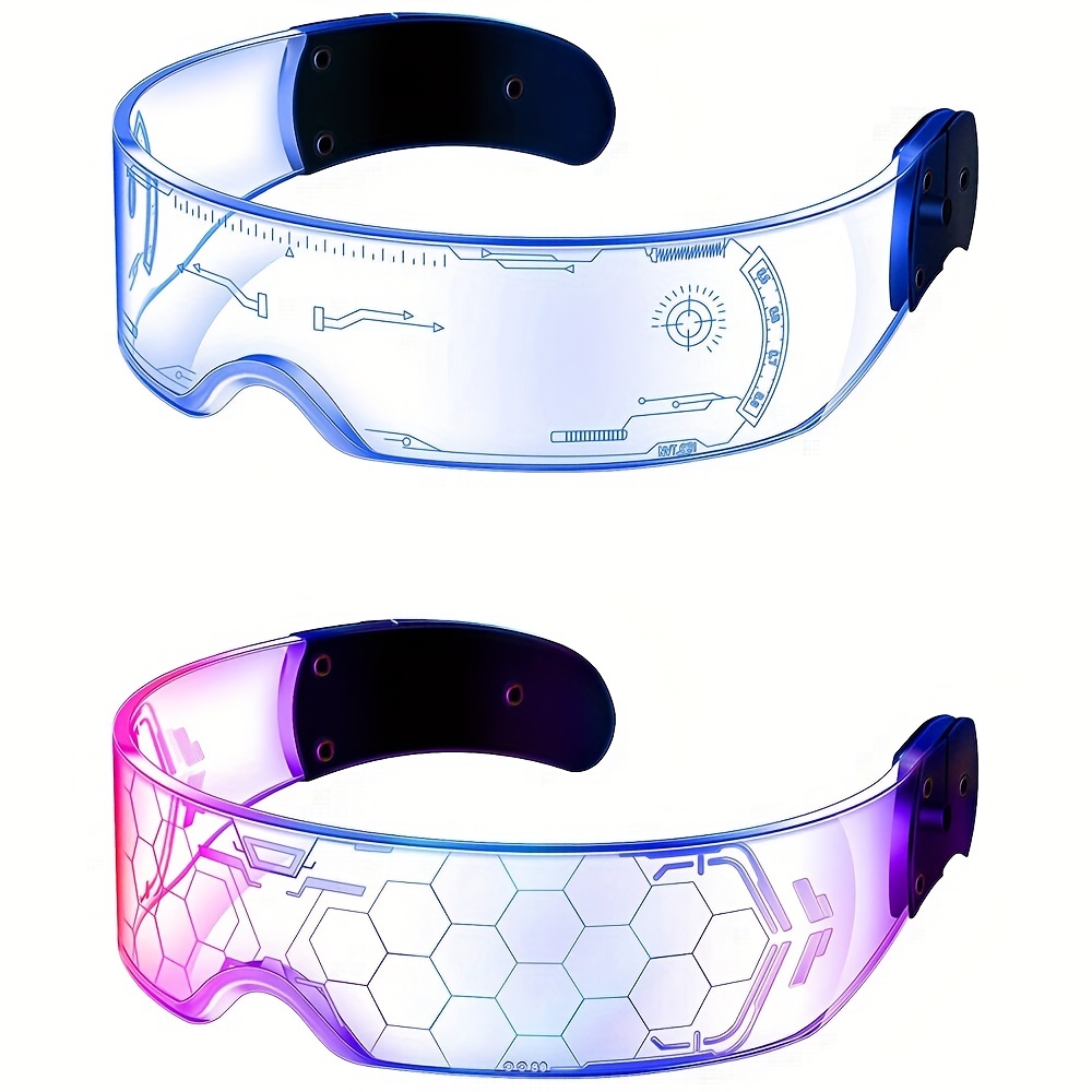 Led Glasses App Connected Led Display Smart Glasses Usb - Temu