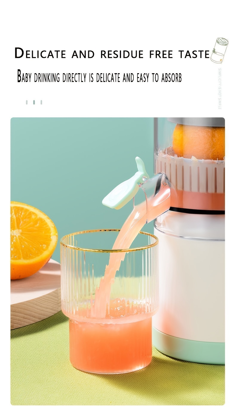 Portable Juicer Mini Soya-bean Milk Juicer Household Small Juicer Juicer  Multi-functional Baby Food Supplement Machine - Temu