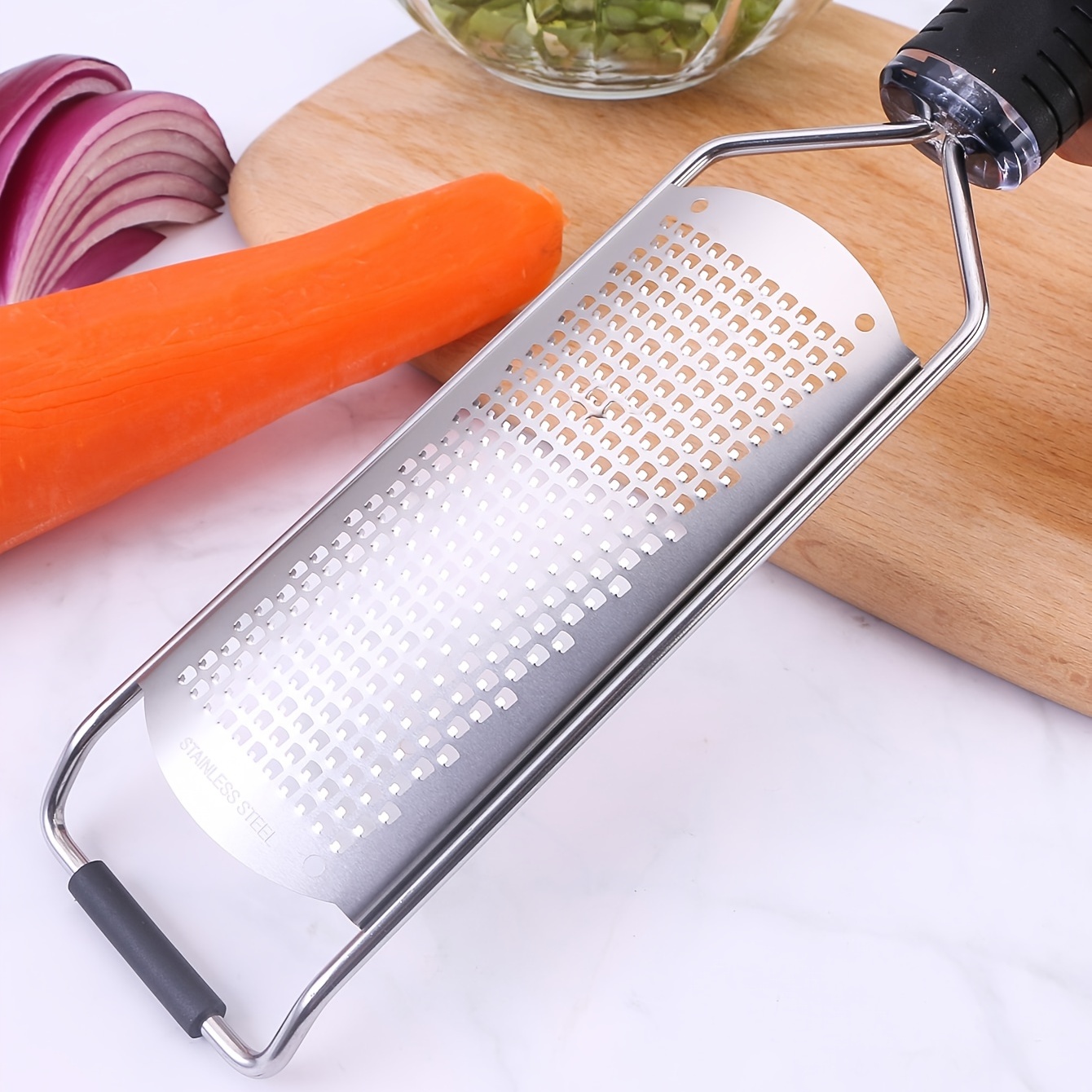 Lemon Zester Stainless Steel Kitchen Cheese Grater Plastic - Temu