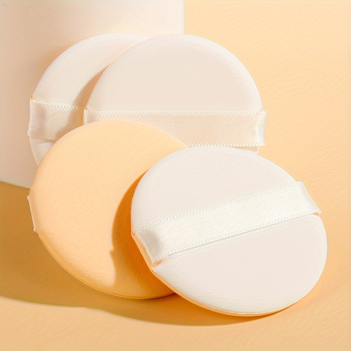 Powder Puff Round Cosmetic Powder Makeup Puffs Pads Makeup - Temu