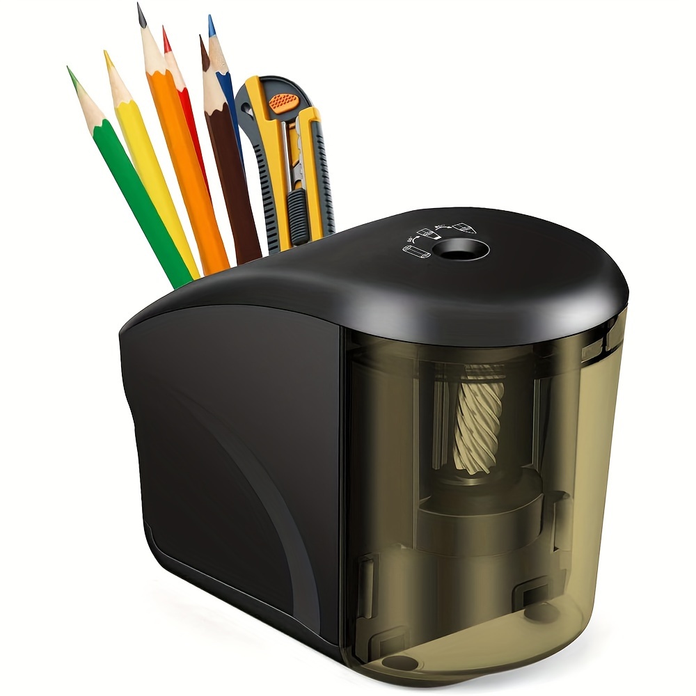 Best Gift School Study Class USB Auto Automatic Electric Pencil Sharpener  Stationery Supplies For Colored Pencils Sharpener