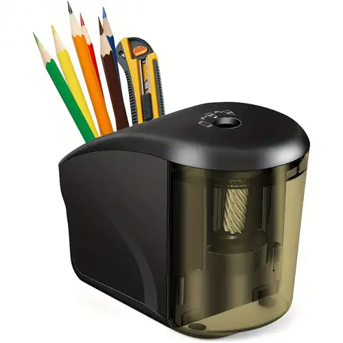 Automatic Electric Pencil Sharpener Large Heavy Duty For 6-12mm Colored  Pencils Mechanical USB For Children Artists Stationery