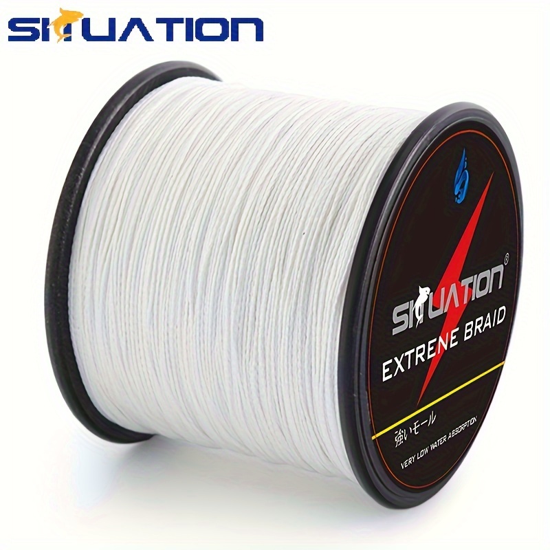 Eager Power Strand Fishing Line - Abrasion Resistant Braided Superline for  Saltwater and Ice Fishing - Blue Camo Pattern - Maximum Strength and Sensit