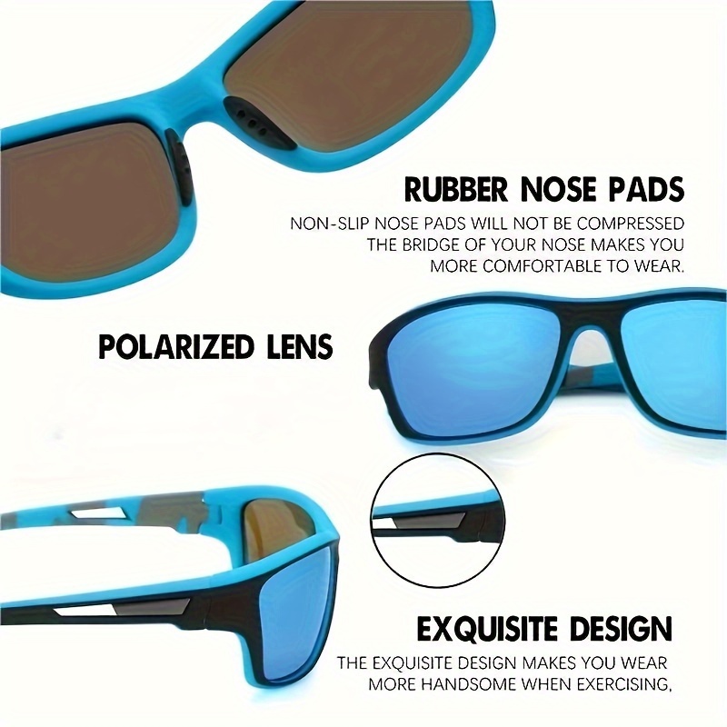 Trendy Classic Vintage Polarized Sunglasses With Strap For Men