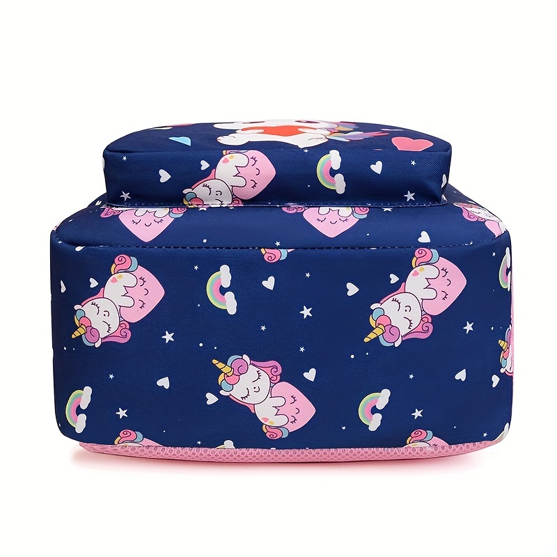 New Children s Kawaii Cartoon Cute Backpack Unicorn Pattern Temu