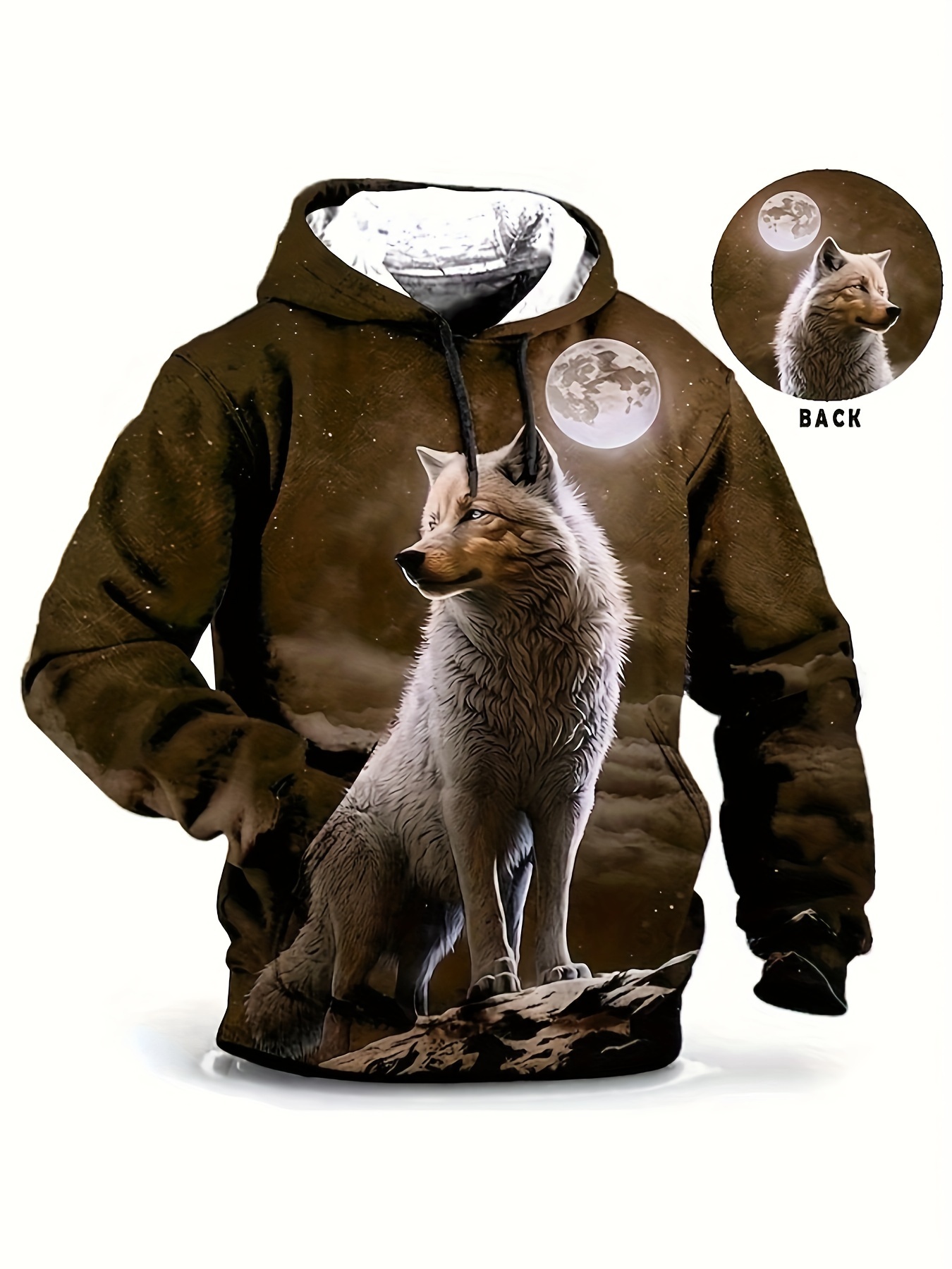 Wolf fur online hoodie