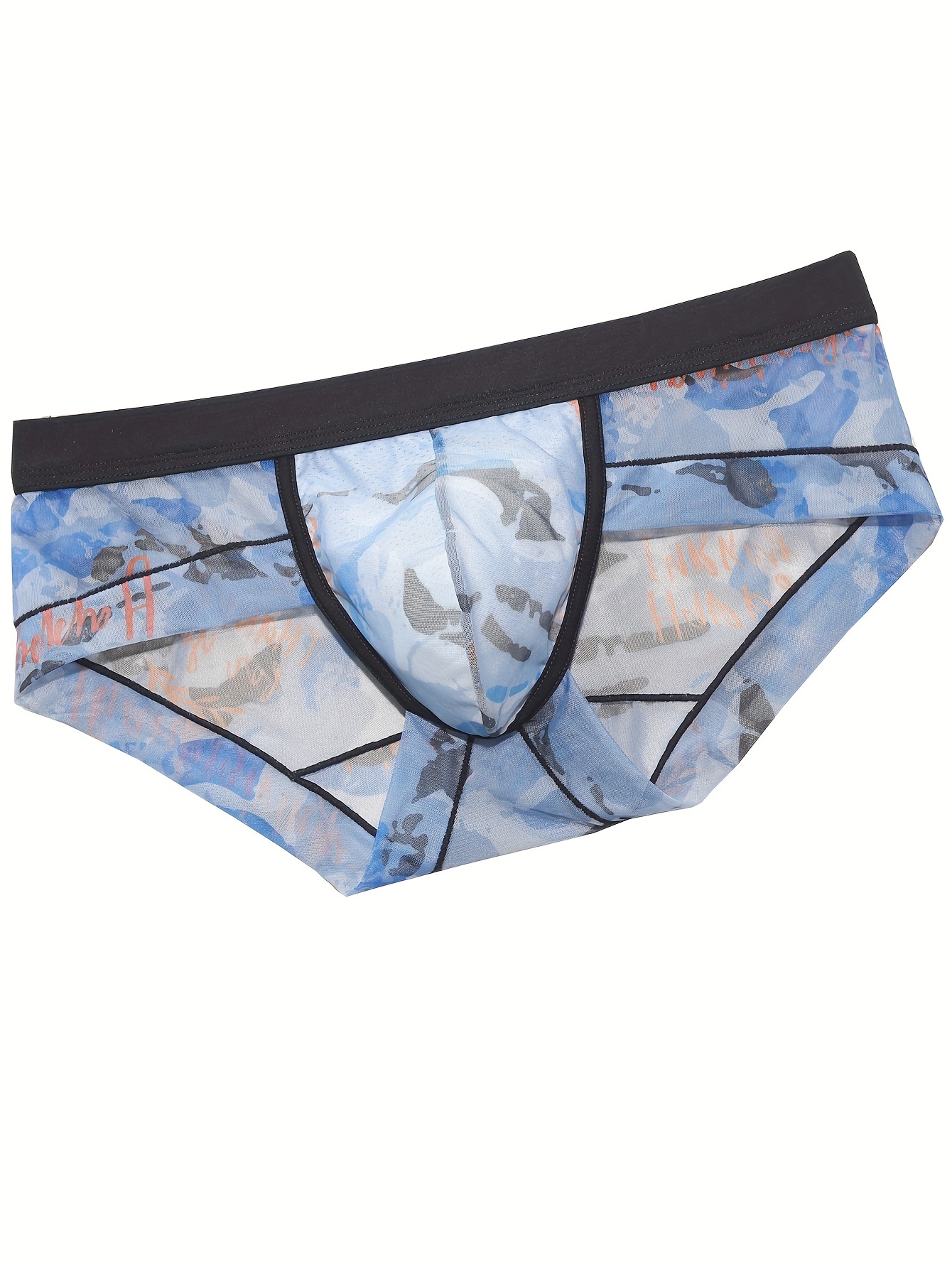 Men's Fashion Novelty Underwear Mesh Semi sheer Breathable - Temu