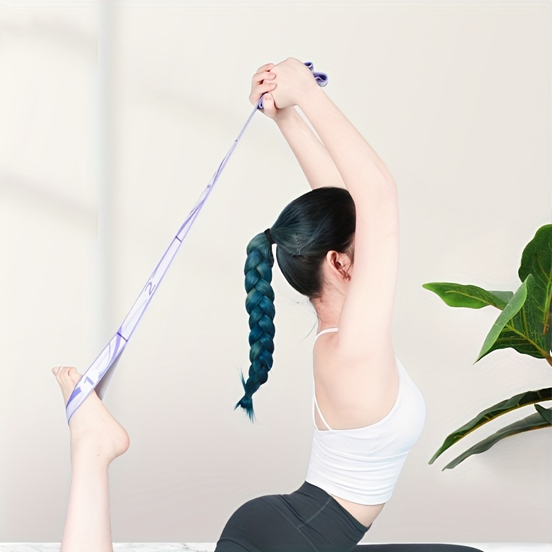 Yoga Exercise Resistance Band Fitness Stretching Pilates - Temu