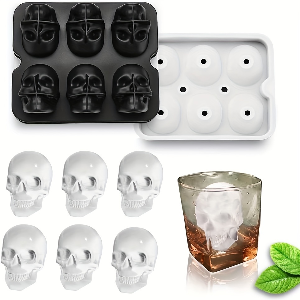 Ice Cube Mold Set- Large Silicone Ice Maker For Whiskey And