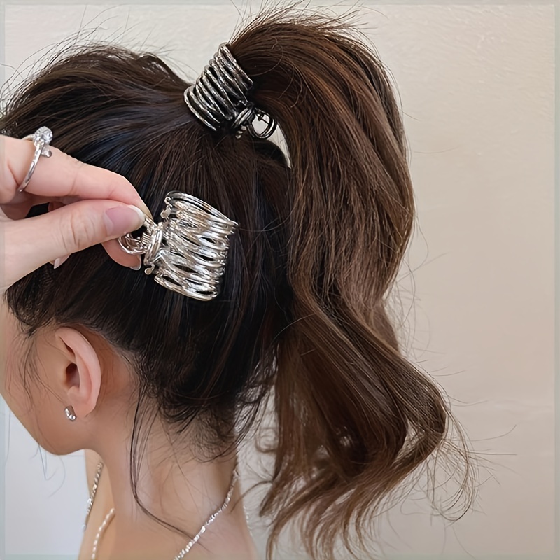 X-Shape grampo de cabelo para mulheres e meninas, cor sólida