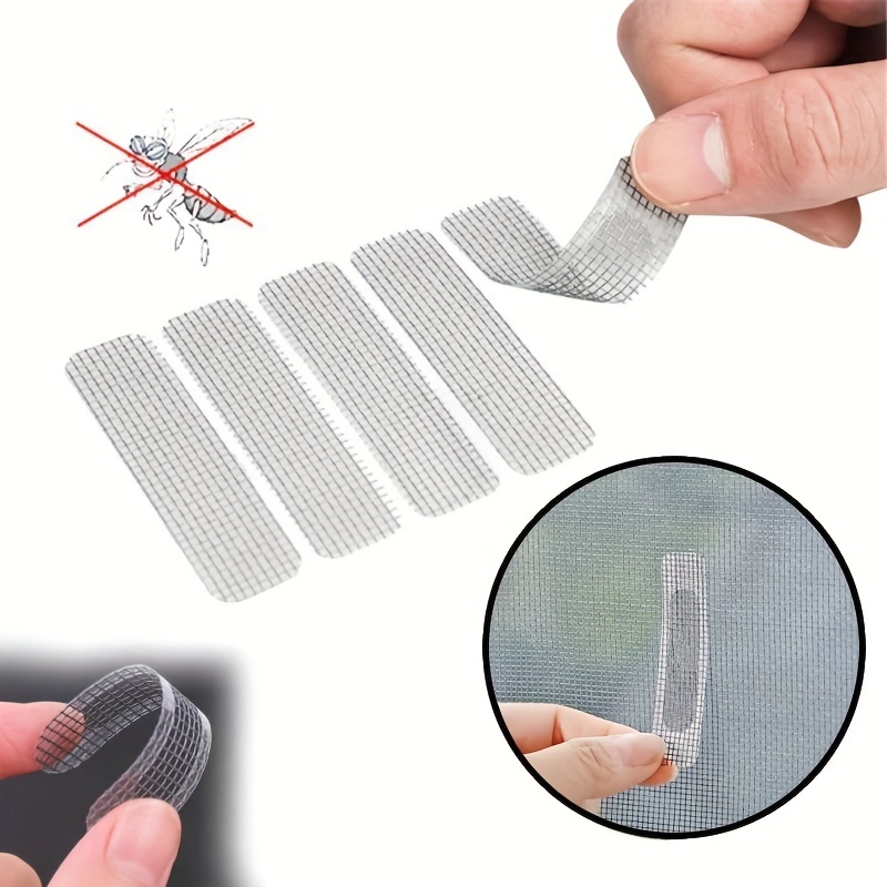 5pcs Window Screen Repair Tape, Self-Adhesive Screen Patch Tape For  Covering Up Door And Window Screen Hole