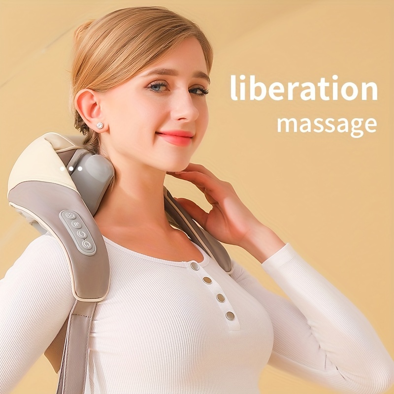 Massager kneading massage shawl multi-functional whole body shoulder neck  massage leg waist neck hot compress 