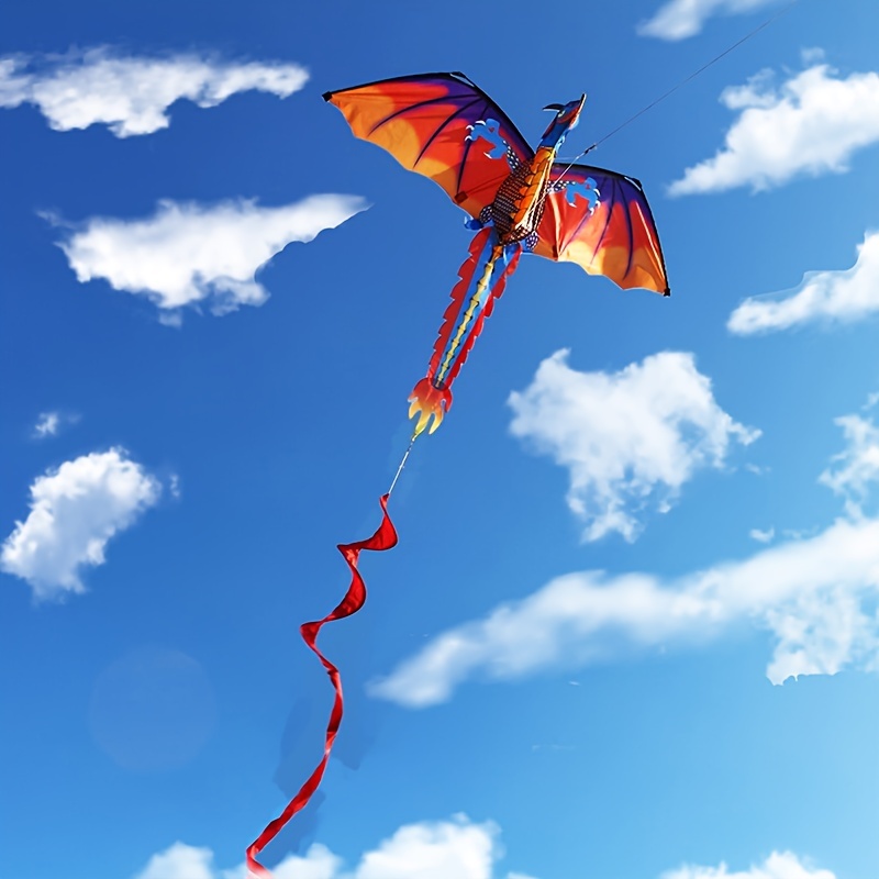 Cerf-volant en forme de dragon pour enfants et adultes Le cerf-volant de  155,7cm