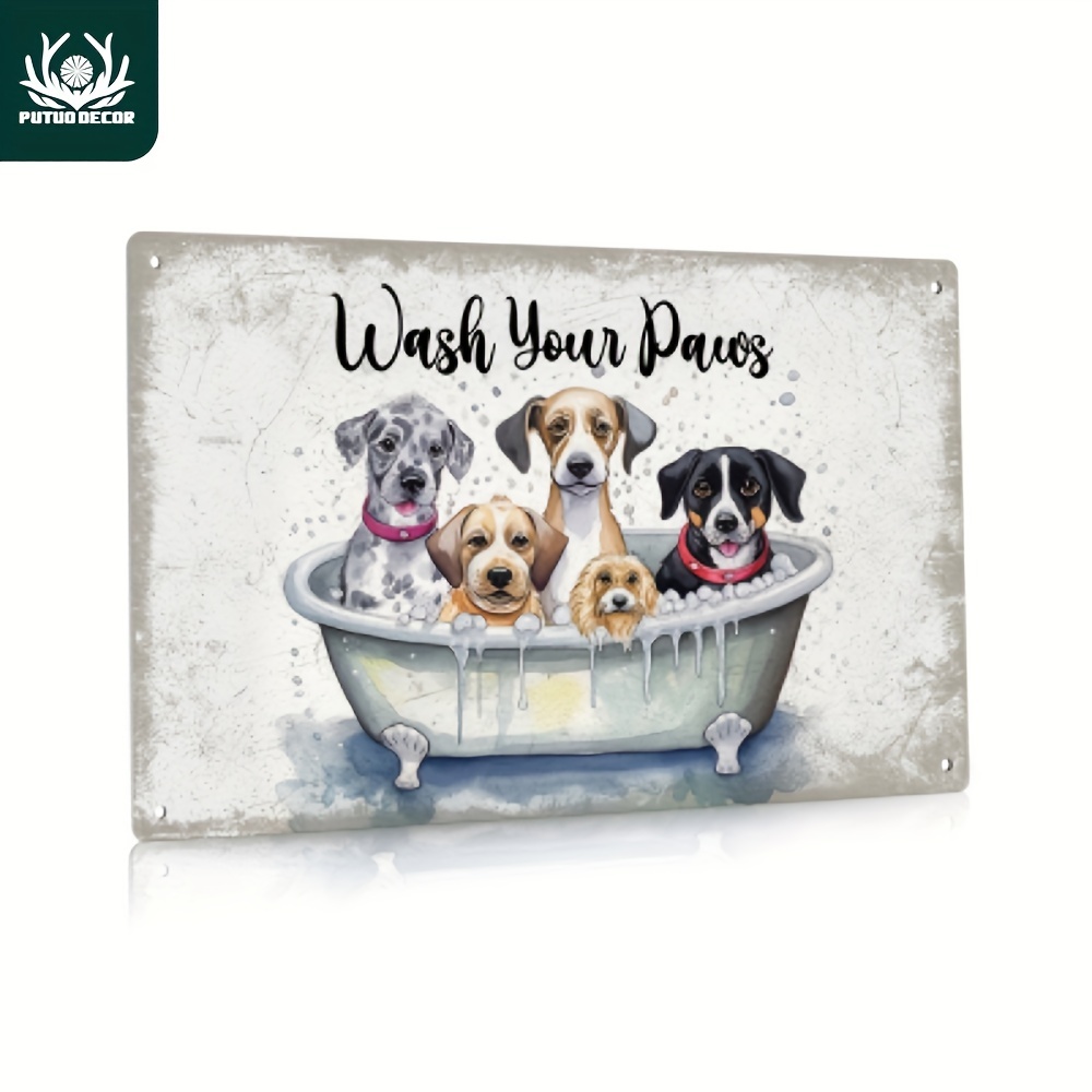 1pc Pet Dog Wall Hanging Placca Motivo Cane In Legno - Temu Switzerland