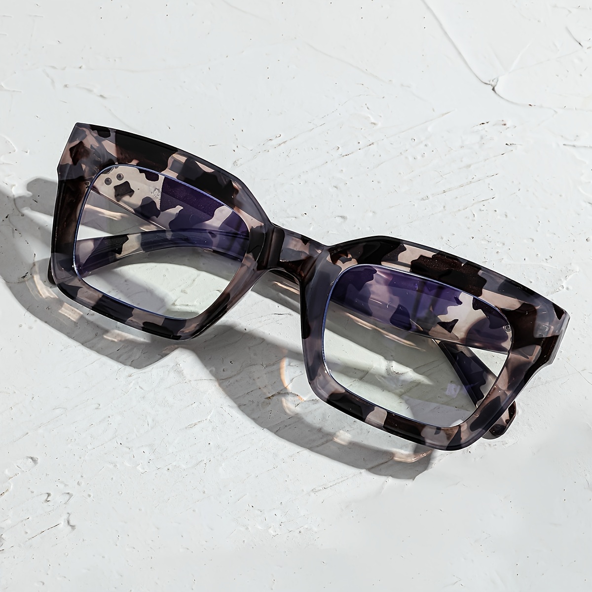Light Blocking Glasses Square Frame for Women Men