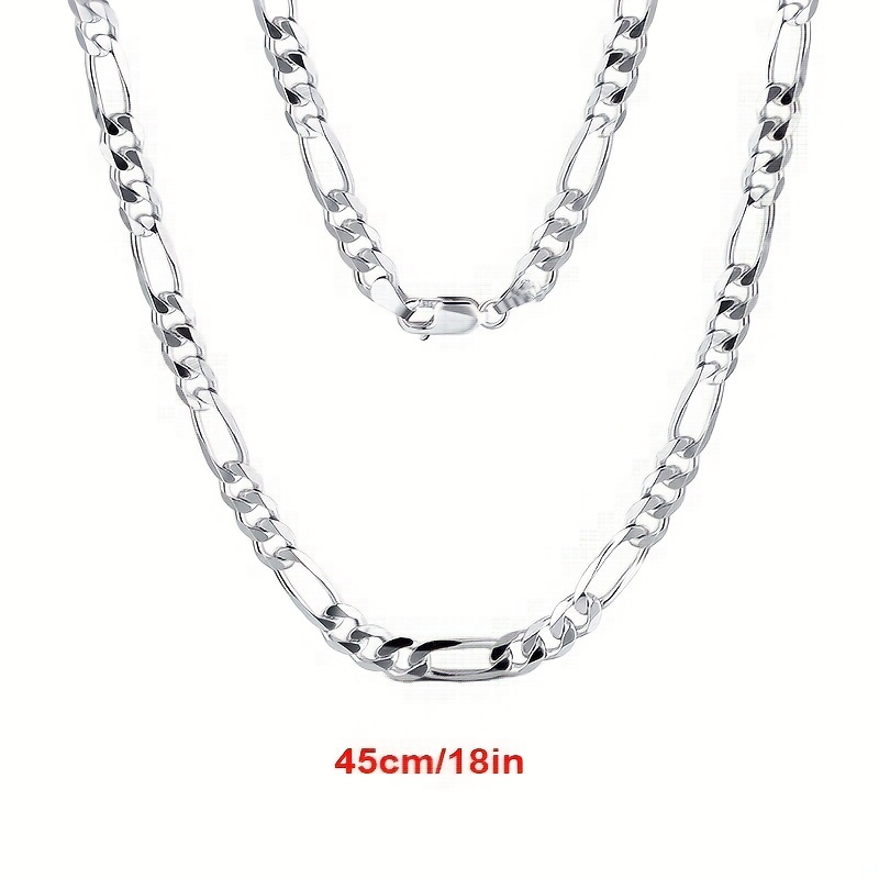 1pc Ball Chain 925 Silver Plated Copper Loose Chain Necklace Chain for Pendant Jewelry Making Supplies 16-30in,Temu