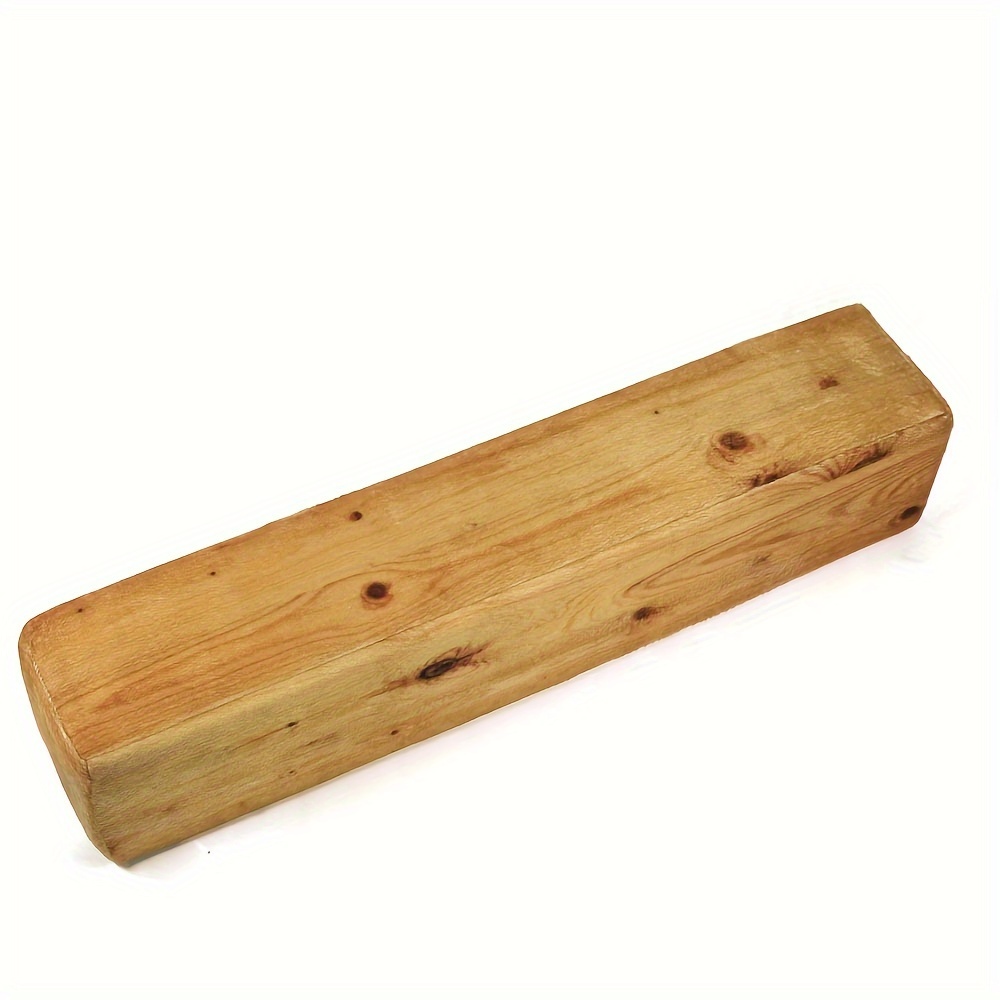 Wood Strip Pillow, Soft Plush Wooden Cushion For Home, Nap Support Toy