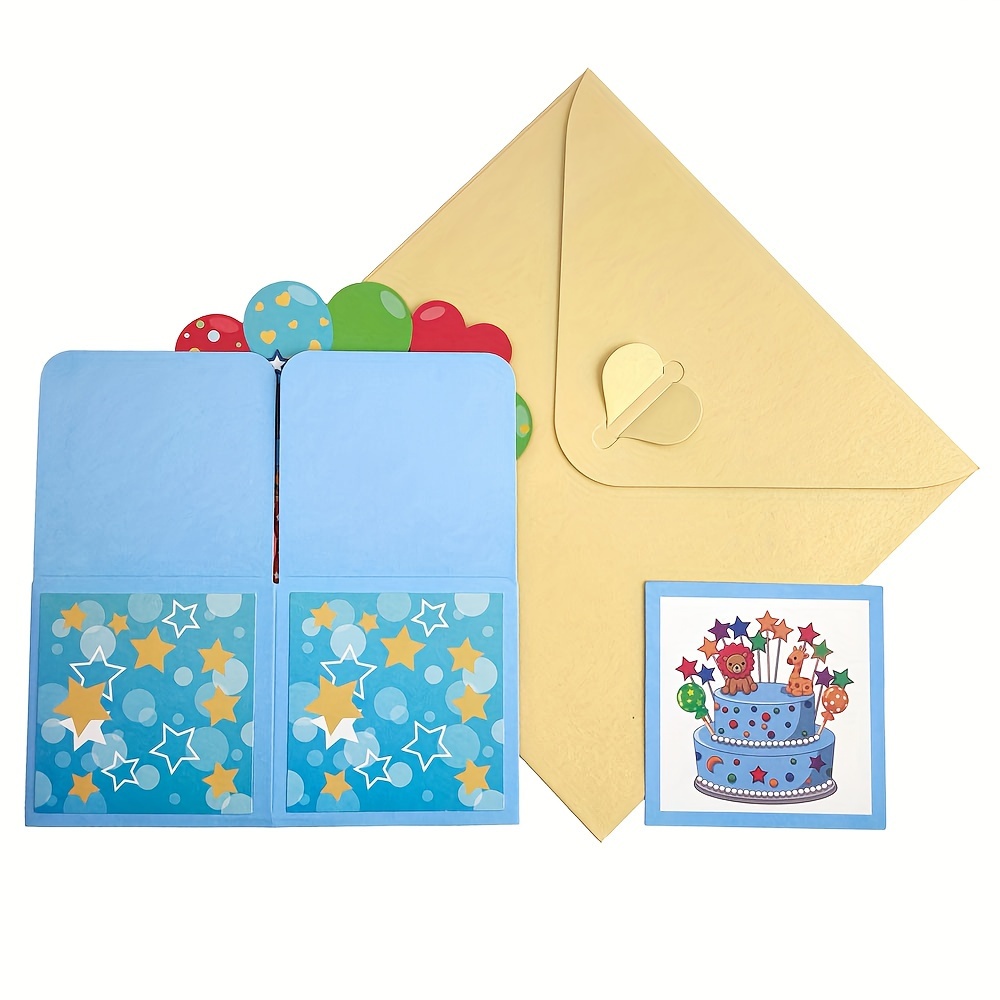 1pc Cartolina Pop Up Auguri Buon Compleanno 3d Cartolina - Temu Italy