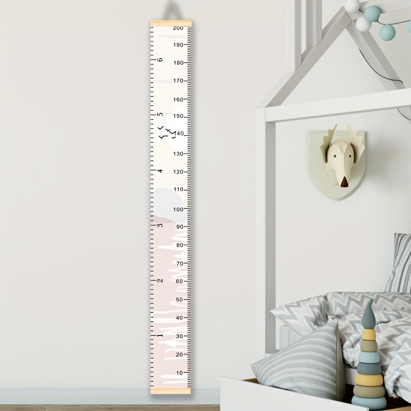 Kid Growth Chart Ruler Kids Roll Up Height Chart Wall Hanging Measurement  Chart Height Measurement Ruler for Kids Girls Boys Toddlers Nursery Room