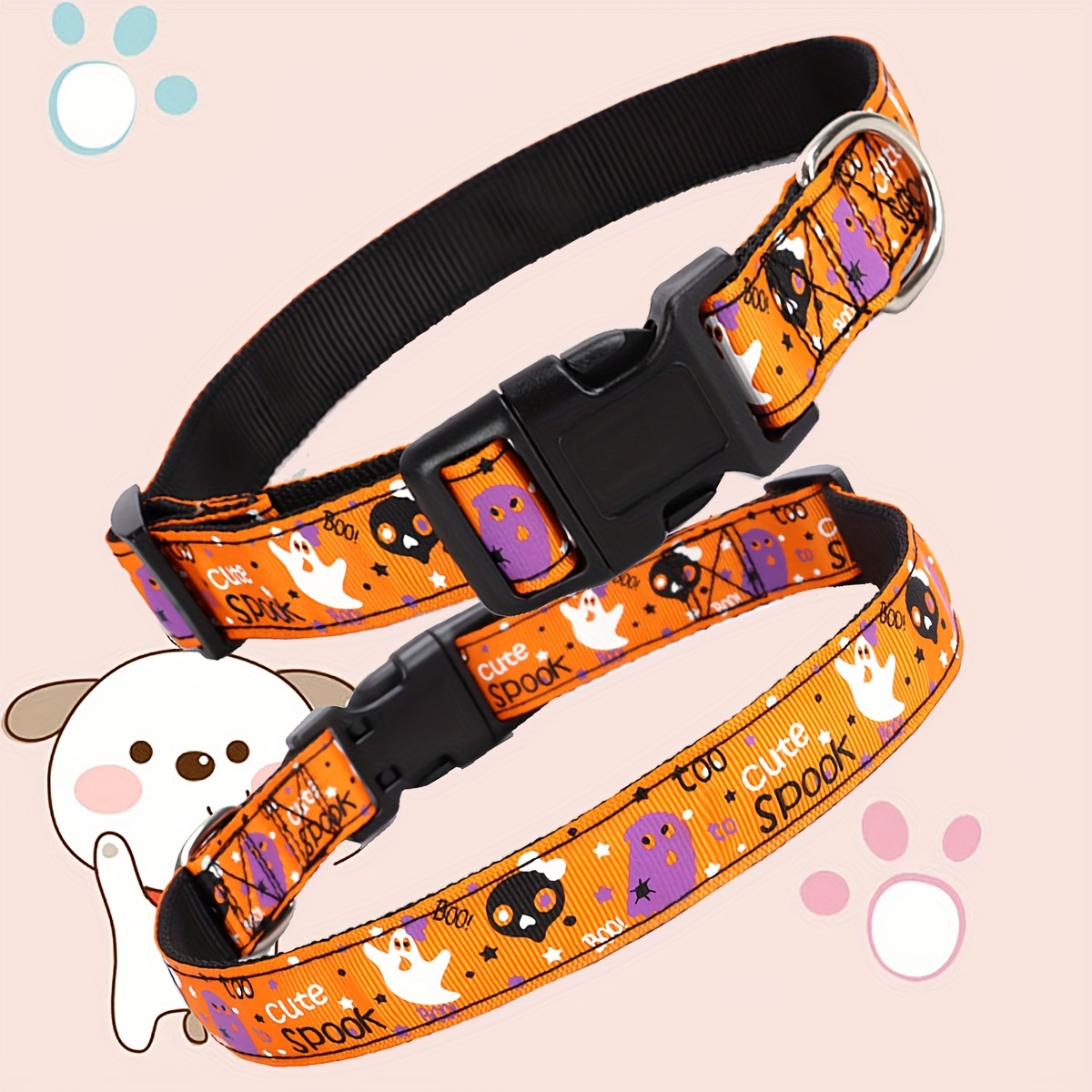 Large Dog Collar,Dog Collar for Large Dogs,Halloween Cat Collar,Puppy  Collars,Cat Collars,Puppy Collar,Cute Dog Collar,Adjustable Dog Collar for