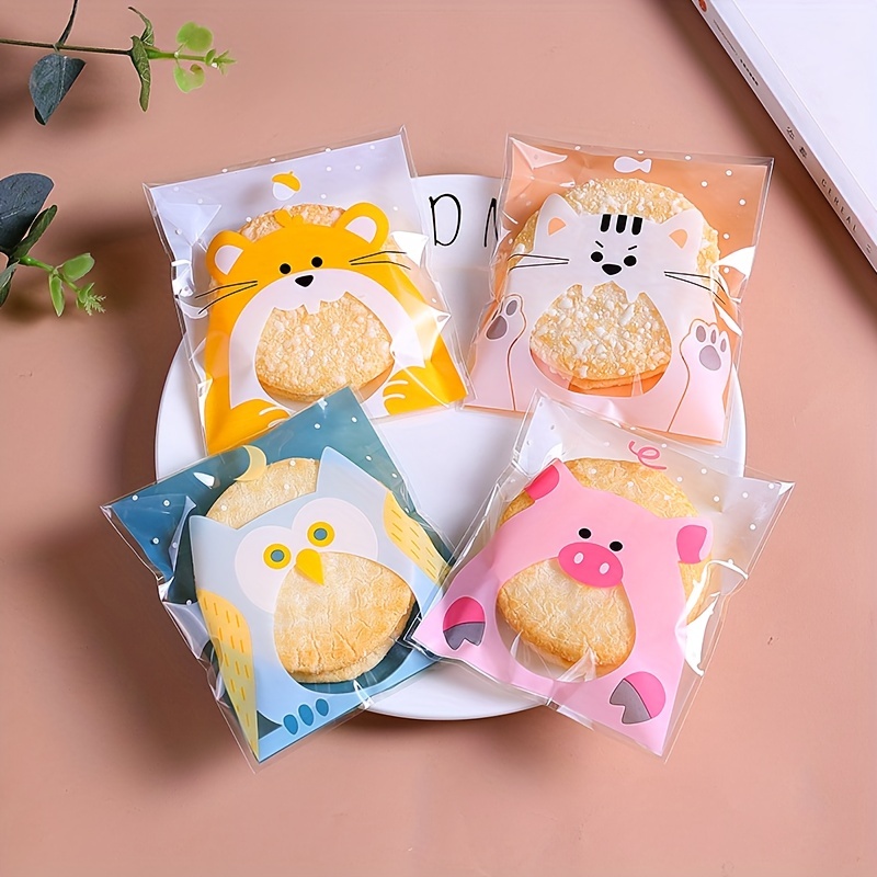 Food Storage Bags Cute Cartoon Food Packaging Bag Reusable - Temu