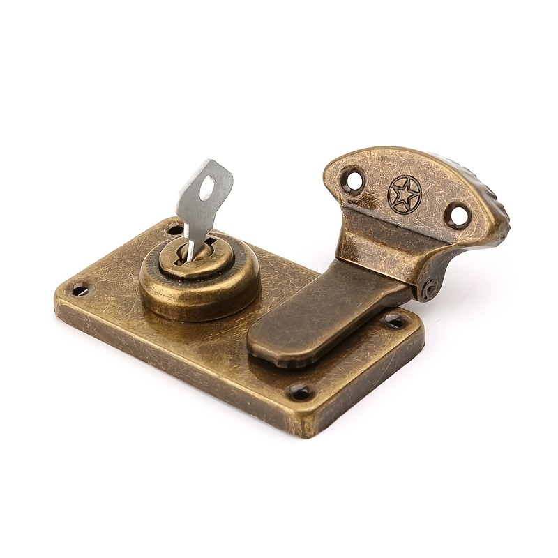 2pcs Vintage Leather Snap Button Manual Case Lock - Shop at Our Store