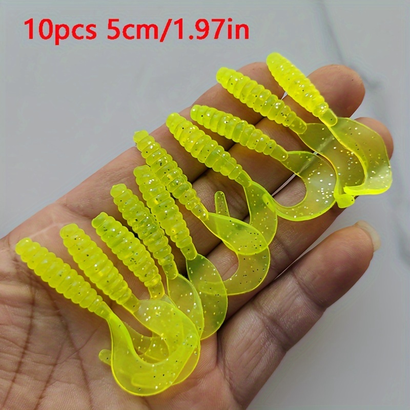 50PCS fake worms 4CM Rubber Worms for Fishing Artificial Fishing