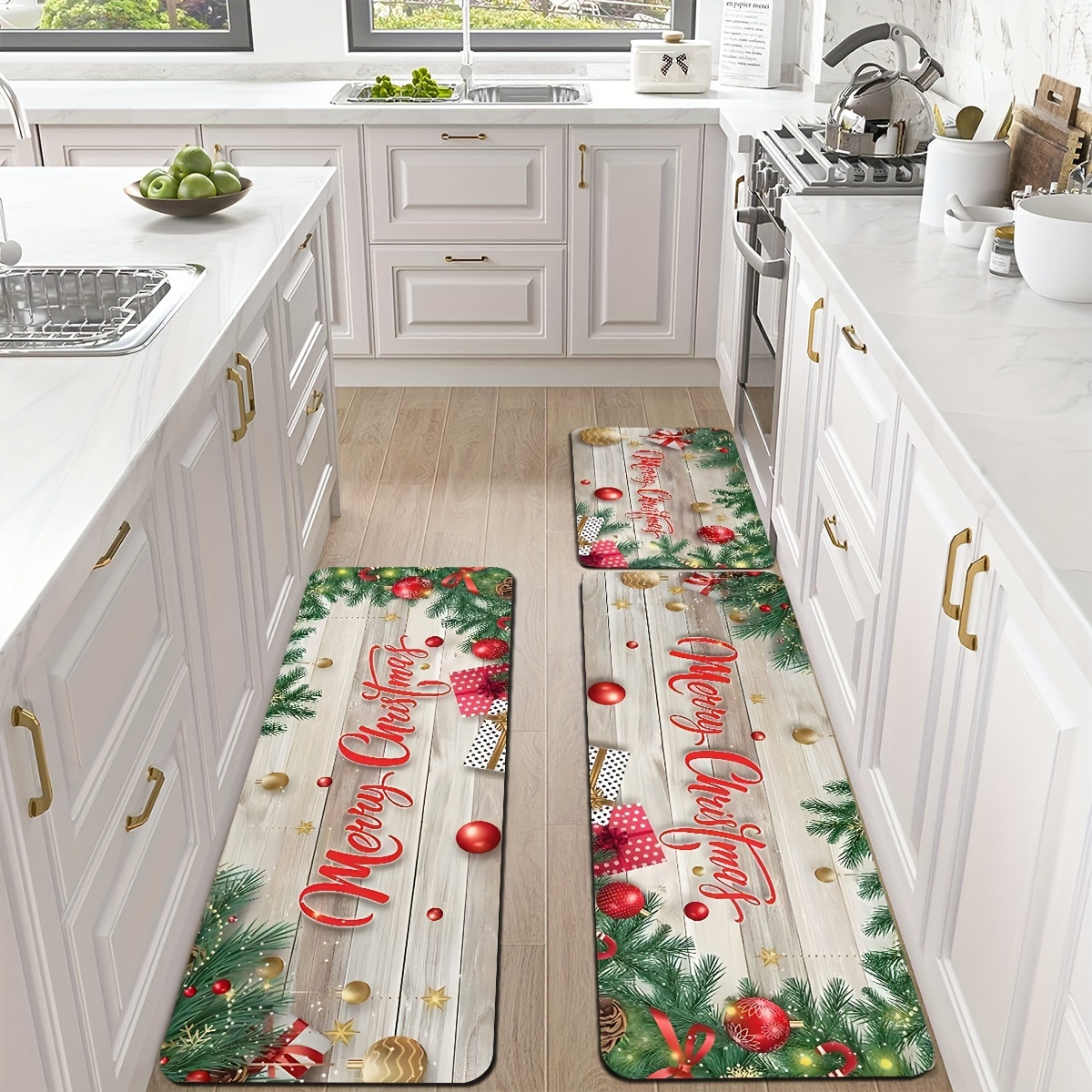Christmas Magic Anti-Fatigue Cushioned Kitchen Mat