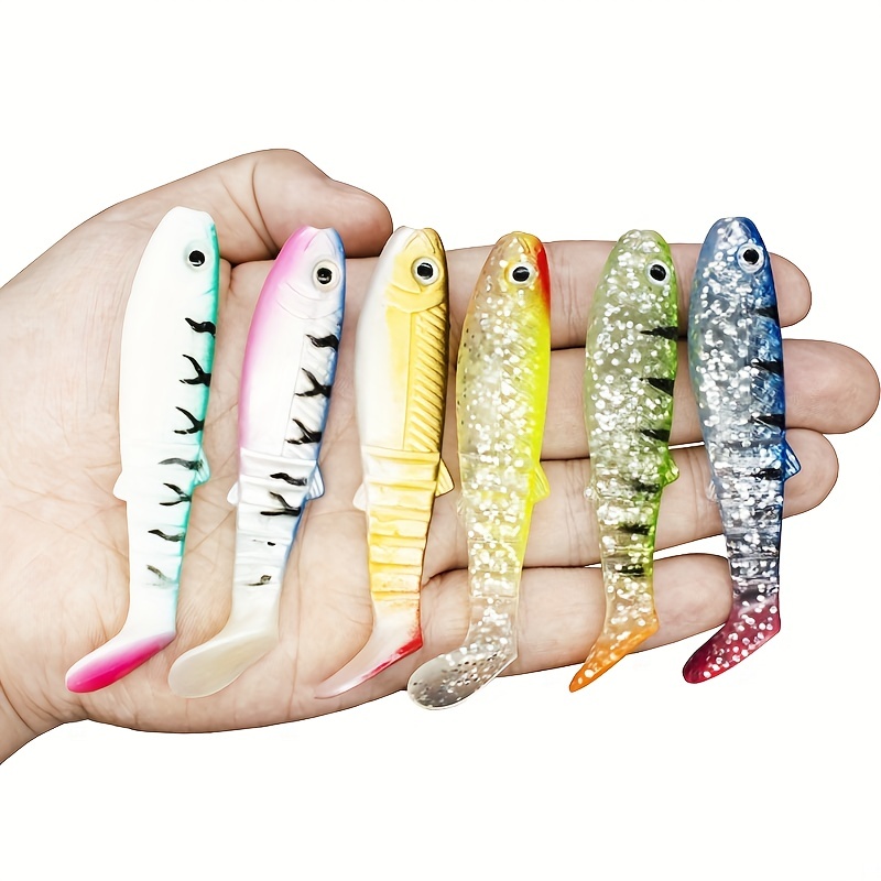 Soft Bait T Tail 3d Eyes Earthworm Soft Lure Artificial - Temu
