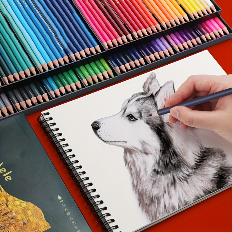 Kit And Pup Drawing Colour Pencil 