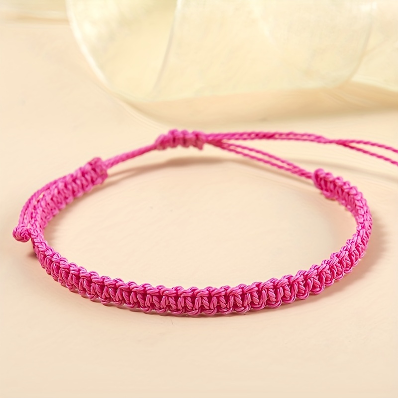 Colorful Braided Bracelet Boho Style Hand Jewelry - Temu