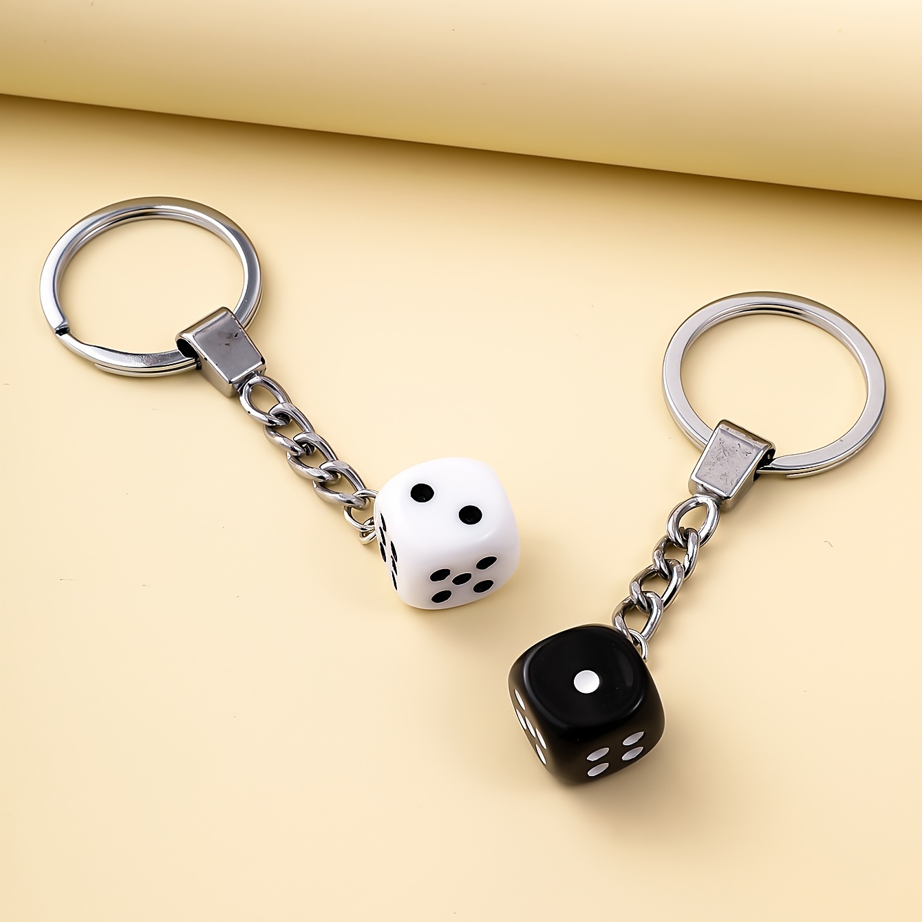 Fuzzy Dice Key Rings & Keychains