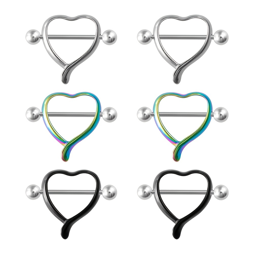 Simple hot sale nipple rings