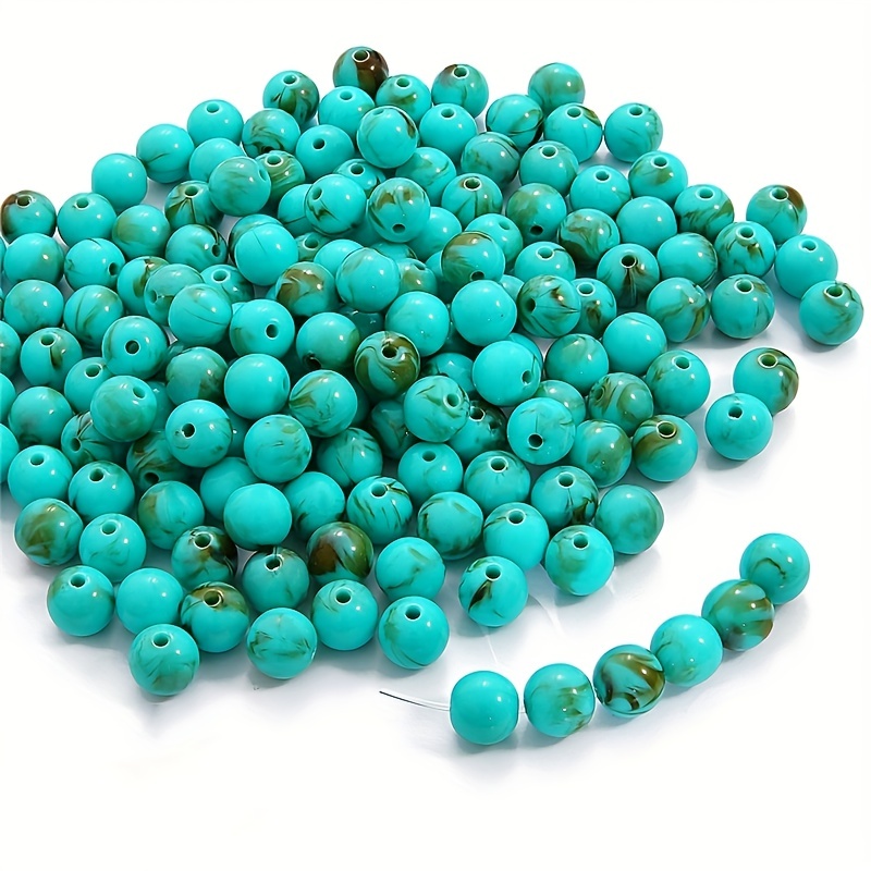 Artificial Turquoise Beads For Jewelry Making Diy Bracelet - Temu