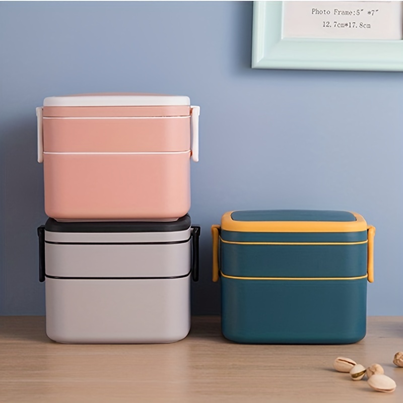 Leakproof Stackable Bento Box With Divided Compartments - Large Capacity Lunch  Container For Teens And Adults - Kitchen Supplies For Back To School And  Work - Perfect For Healthy Meals On The Go - Temu