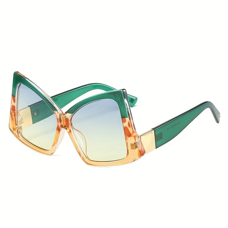 Y2K Oversized Cat Eye Sunglasses Gradient Lens UV400
