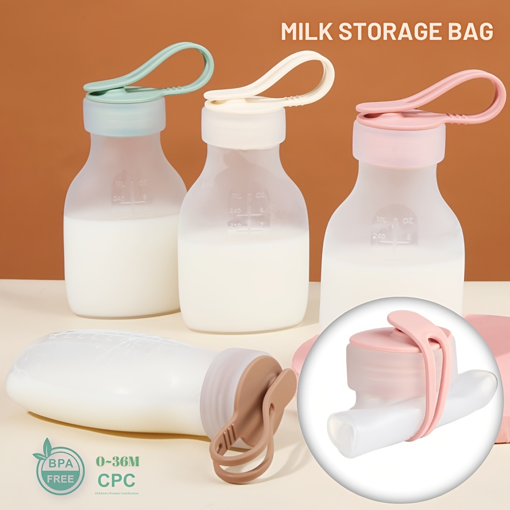 Junobie InfantToddler Milk  Snack Storage Bags 4Pack Bundle Norah
