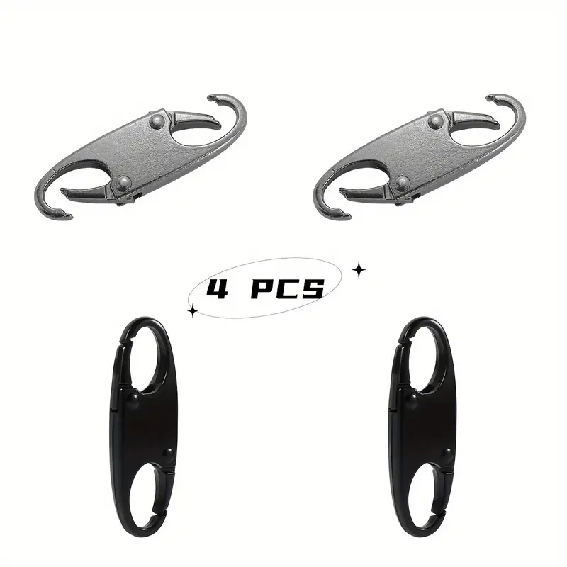 4pcs Double Small Carabiner Clips, S-shaped Carabiner, Keychain, Small  Alloy Snap Hook Zipper Clip For Fishing/camping/outdoor, Zipper Lock,  Zipper Pull Replacement, Connectors Zipper Clips, Theft Deterrent, Shop  The Latest Trends