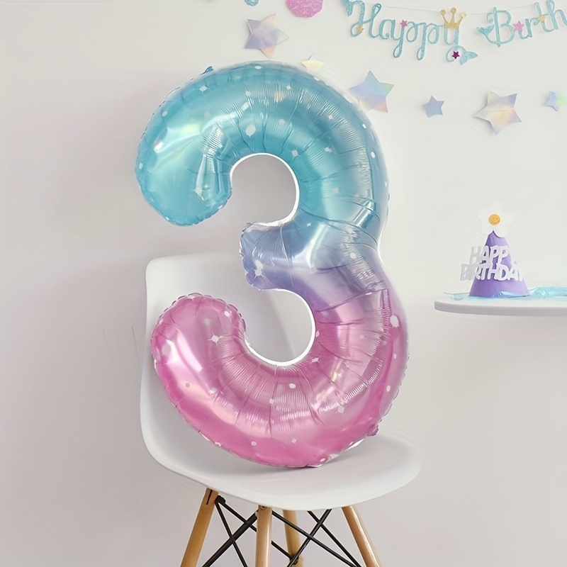  AULE Globos grandes de 40 pulgadas con el número 24 de color  oro rosa, globos gigantes de helio para fiesta de cumpleaños 24 para  mujeres, enormes suministros de Mylar para aniversario