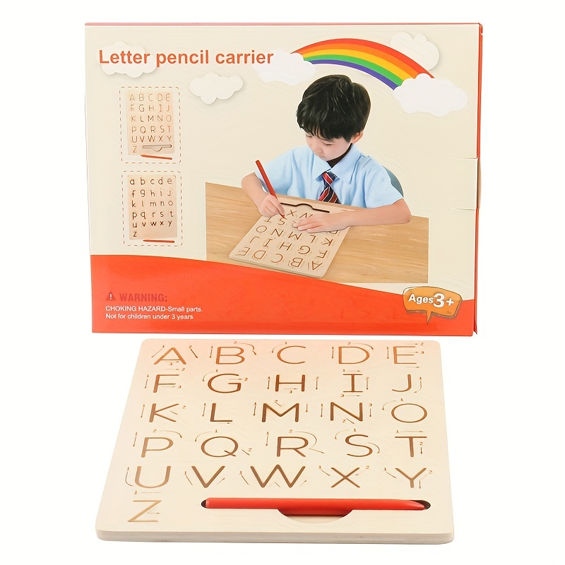 Montessori Tracing Board Learning Toy Preschool Writing Tools Practicing  Board Writing Board for Children Beginners 3 Years Old