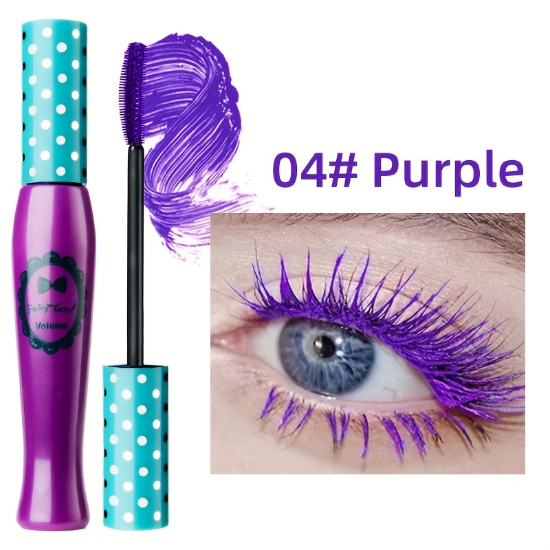 Colorful Waterproof Mascara Curling Extension Makeup 5 Colors